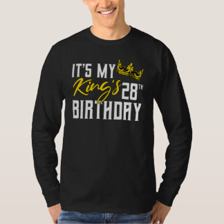 私の王の28歳の誕生日パーティーBday Celbratioだ Tシャツ