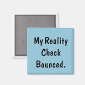 私の現実のチェックはバウントした マグネット (正面/裏面)