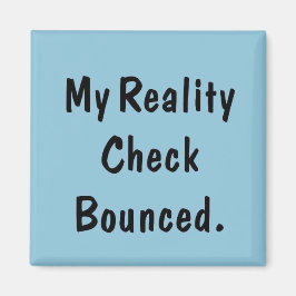 私の現実のチェックはバウントした マグネット