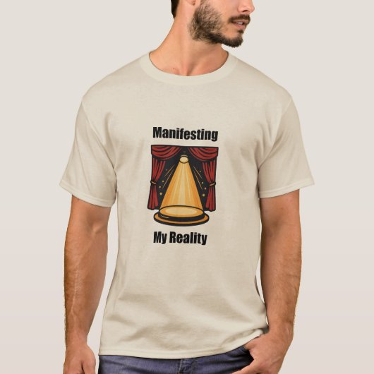 私の現実の法則の引き付けデザイン Tシャツ (正面)