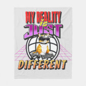 私の現実は違う! フリースブランケット (正面)