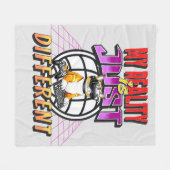 私の現実は違う! フリースブランケット (正面(横))