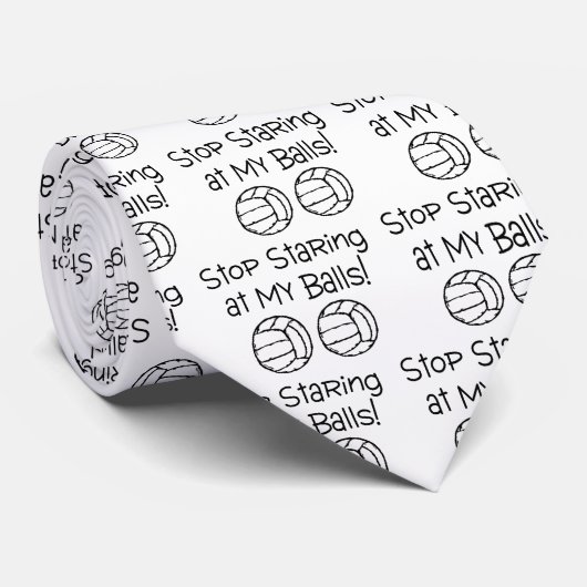 私の球のバレーボールを凝視することを止めて下さい ネクタイ (ロール)