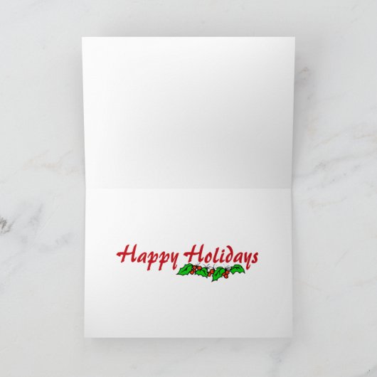 私の球はクリスマスカードを落としました シーズンカード (内部)