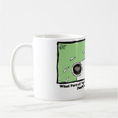 私の球はソファの下にあります! コーヒーマグカップ (左)