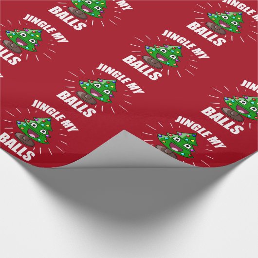 私の球をちりんちりんと鳴らして下さい ラッピングペーパー (角)