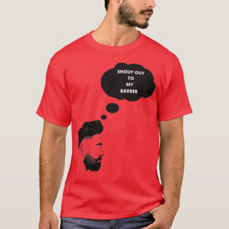 私の理容師に叫ぶ Tシャツ