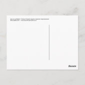 私の理容師?ポストカード ポストカード (裏面)