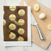 私の理想的なオルガンタオルは白いエッジ キッチンタオル (四つ折り)