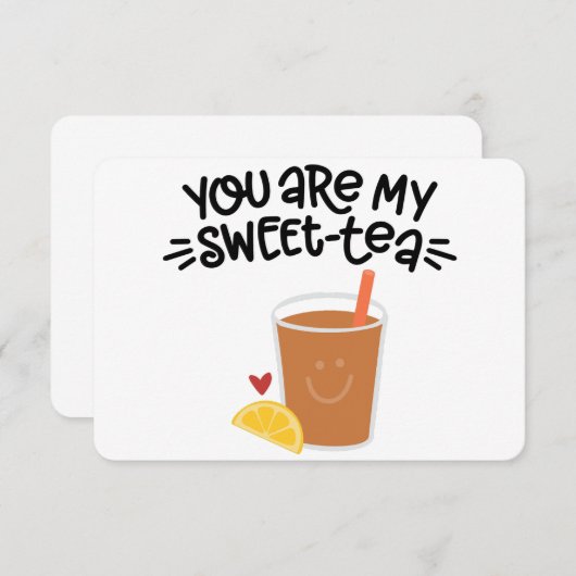 私の甘いお茶 (正面/裏面)