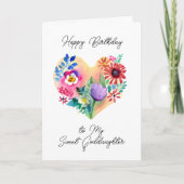 私の甘いゴド娘へのハッピーバースデー カード (正面)