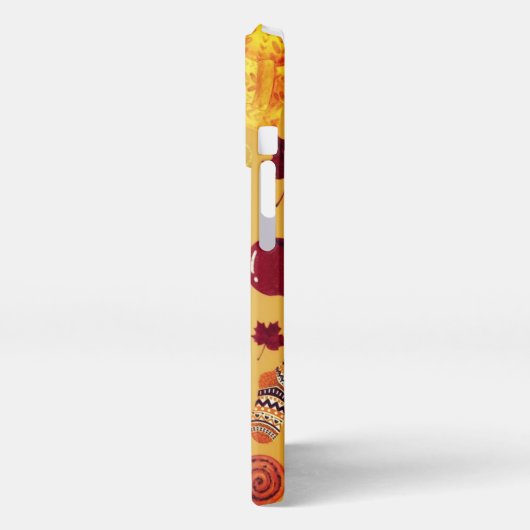 私の甘いシンプル夢 iPhoneケース (左側面)