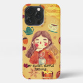 私の甘いシンプル夢 iPhoneケース (裏面)