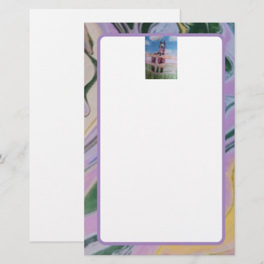 私の甘いジェイミー 便箋 (正面/裏面)