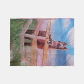 私の甘いジェミー フリースブランケット (正面(横))