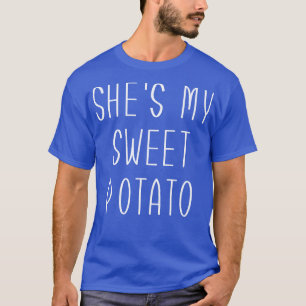 私の甘いジャガイモを見つける私は一致するカップルのためにヤム Tシャツ