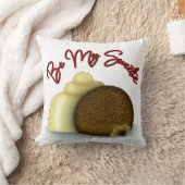 私の甘いホワイトチョコレートバレンタインデー クッション (ブランケット)