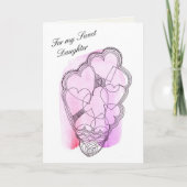 私の甘い娘には、バレンタイン カード (正面)