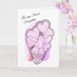 私の甘い娘には、バレンタイン カード