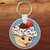 私の甘い小さなカップケーキ キーホルダー (正面)