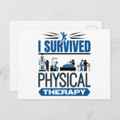 私の生き延びフィジカルセラピー遺族 ポストカード (正面/裏面)