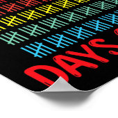 私の生き延び先生は学校のスタッドの100日目 ポスター (角)