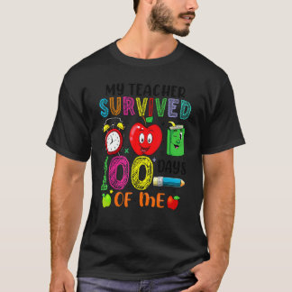 私の生き延び先生100日の私のおもしろい学校 Tシャツ
