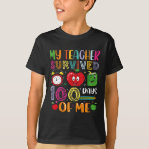 私の生き延び先生100日の私のおもしろい学校 Tシャツ