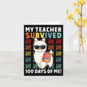 私の生き延び先生100日の私の100日Sc カード (黄色い花)