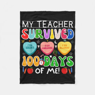 私の生き延び先生100日の私の100日Sc フリースブランケット