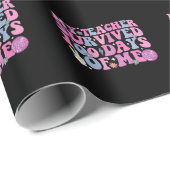 私の生き延び先生100日の私のDisco Groovy ラッピングペーパー (ロールコーナー)