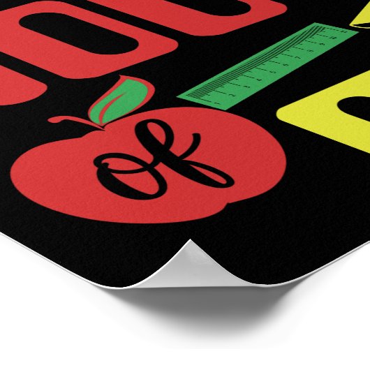 私の生き延び先生100日私の100学校日 ポスター (角)