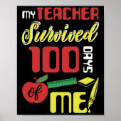私の生き延び先生100日私の100学校日 ポスター (正面)