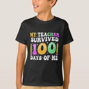 私の生き延び先生100日:おもしろいことわざ Tシャツ