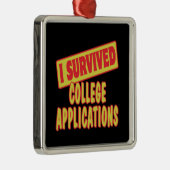 私の生き延び大学出願 メタルオーナメント (右)