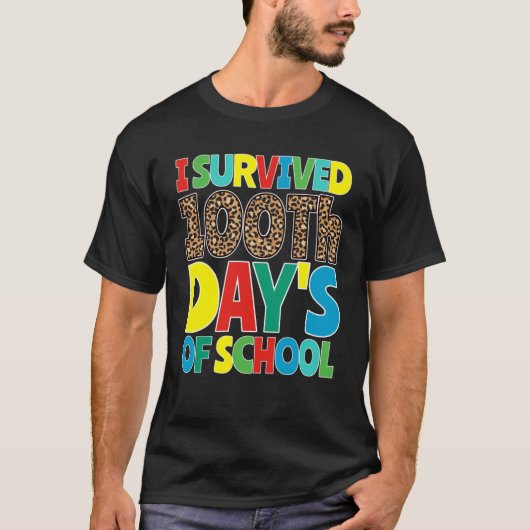 私の生き延び学校の先生の100日 Tシャツ (正面)