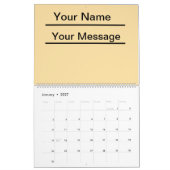 私の生き延び学校の100日 カレンダー (1月 2027)