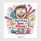 私の生き延び学校の100日 シール (シート)