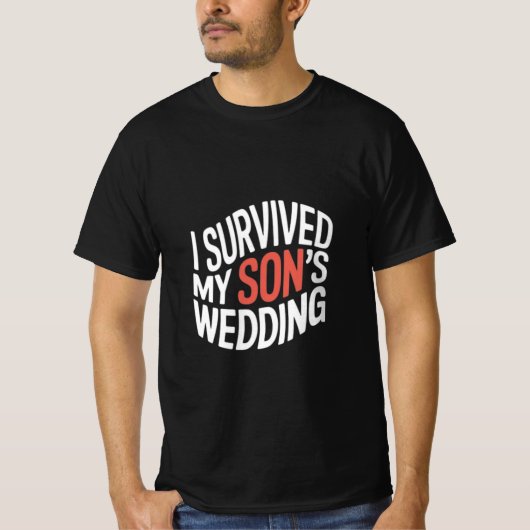 私の生き延び息子のTシ結婚ャツ Tシャツ (正面)