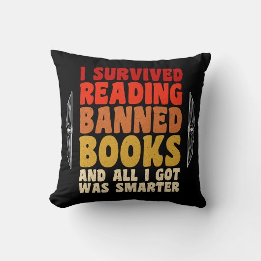 私の生き延び禁書のおもしろい引用文 クッション (正面)