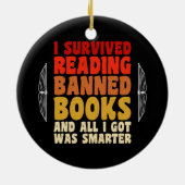 私の生き延び禁書のおもしろい引用文 セラミックオーナメント (裏面)