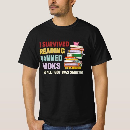 私の生き延び禁書の本の恋人bookaho tシャツ (正面)