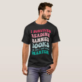 私の生き延び禁止された本の読書読書虫フー Tシャツ (正面フル)