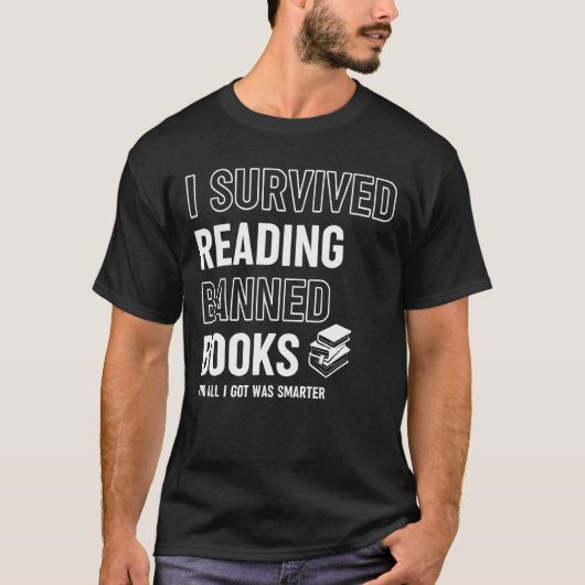 私の生き延び禁止の本の本の本 Tシャツ (正面)