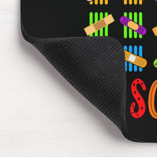 私の生き延び100日の学校の先生と子供のGif マウスパッド (コーナー)