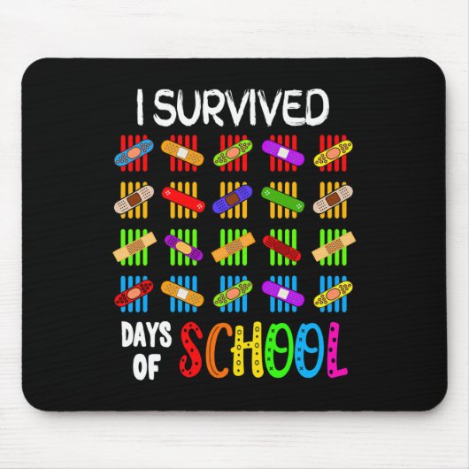 私の生き延び100日の学校の先生と子供のGif マウスパッド (正面)