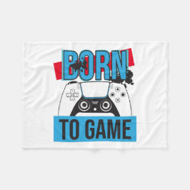 私の生まれコンソールでゲームするには フリースブランケット