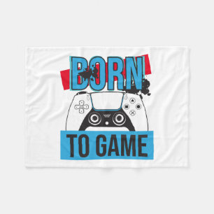 私の生まれコンソールでゲームするには フリースブランケット