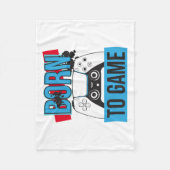 私の生まれコンソールでゲームするには フリースブランケット (正面)