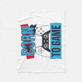 私の生まれコンソールでゲームするには フリースブランケット